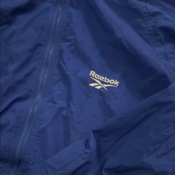 Reebok Blue Windbreaker Jacket - vintage Y2K - Picture 2 of 9